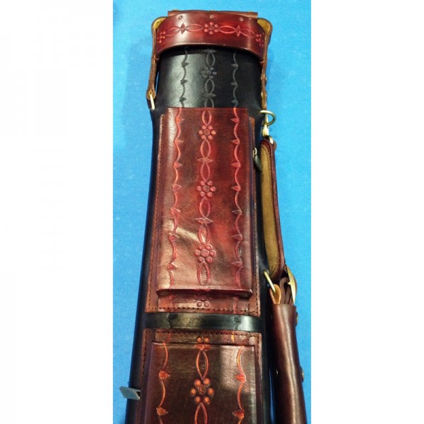 J. Flowers Case 11 in black-burgundybrown 2+4