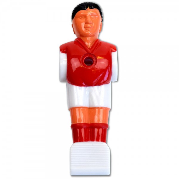 Kickerfigur (Bomber) rot-weiß 13mm