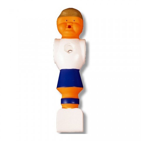 Kickerfigur (Champion) blau-weiß 16mm