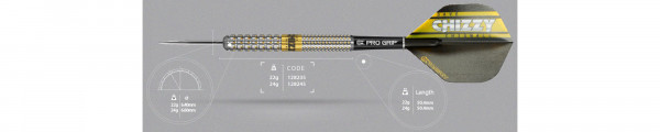 Target Dave Chisnall Pixel-Grip - Steel