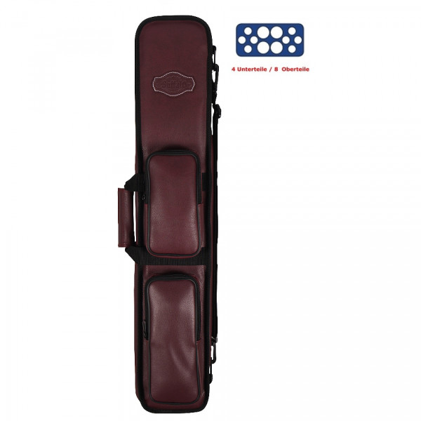 Queue-Tasche Buffalo 4/8 burgund