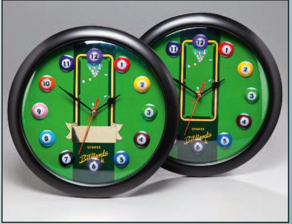 Billard Uhr Wanduhr