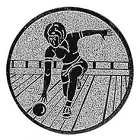 Emblem MAG038 Kegeln-Frau