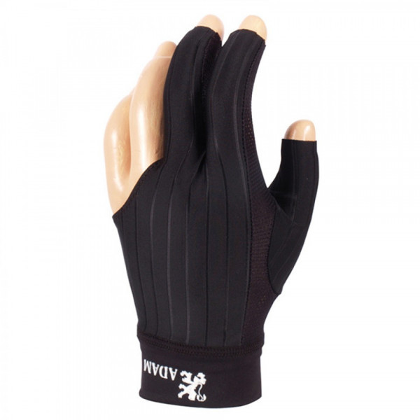 Billardhandschuh Adam Pro mit Leder linke Hand (Gr. L) schwarz