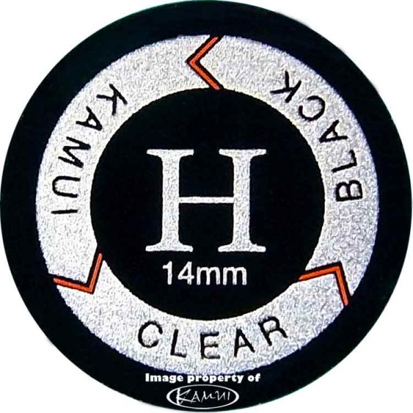 Mehrschichtleder Kamui Clear Black hart
