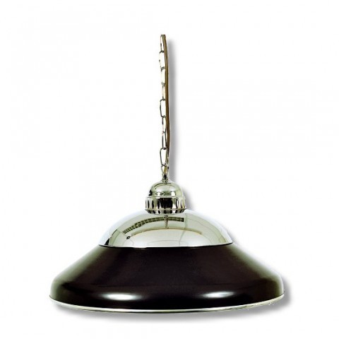 Billardleuchte Lugano Chrom/Schwarz