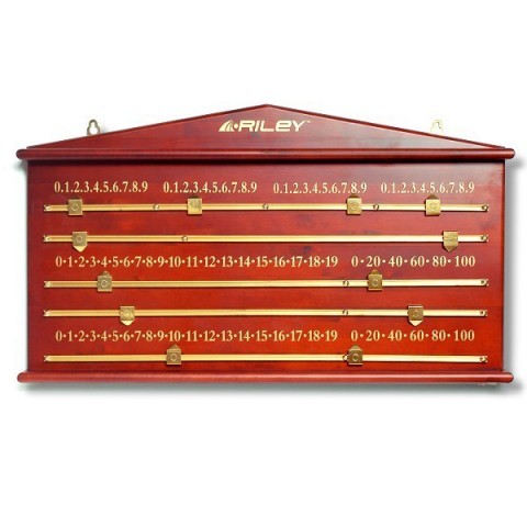 Anzeigetafel Snooker Riley für 4 Personen