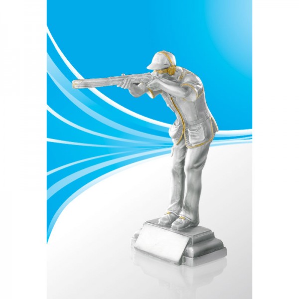 Resin-Pokal Tontaubenschießen - 23cm hoch