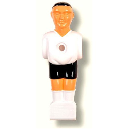 Kickerfigur (Bomber-Profi) schwarz-weiß 16mm
