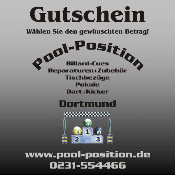 Gutschein - verschiedene Beträge wählbar